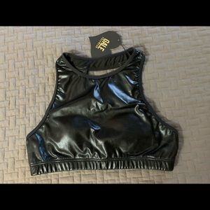 Gale Polewear Black Top Wet Look